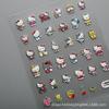 5D Embossed Cute Cartoon Anime Nail Stickers for DIY Manicure