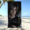 R-Resident E-Evil Leon Kennedy Microfiber Beach Towel Quick Dry Sand Free Soft Absorbent Pool Gym Sports Towel Beach Accessories