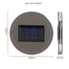 Pair 68Mm Round Solar+Usb Charging Car Cup Holder Bottom 7 Color Rgb Led Lights
