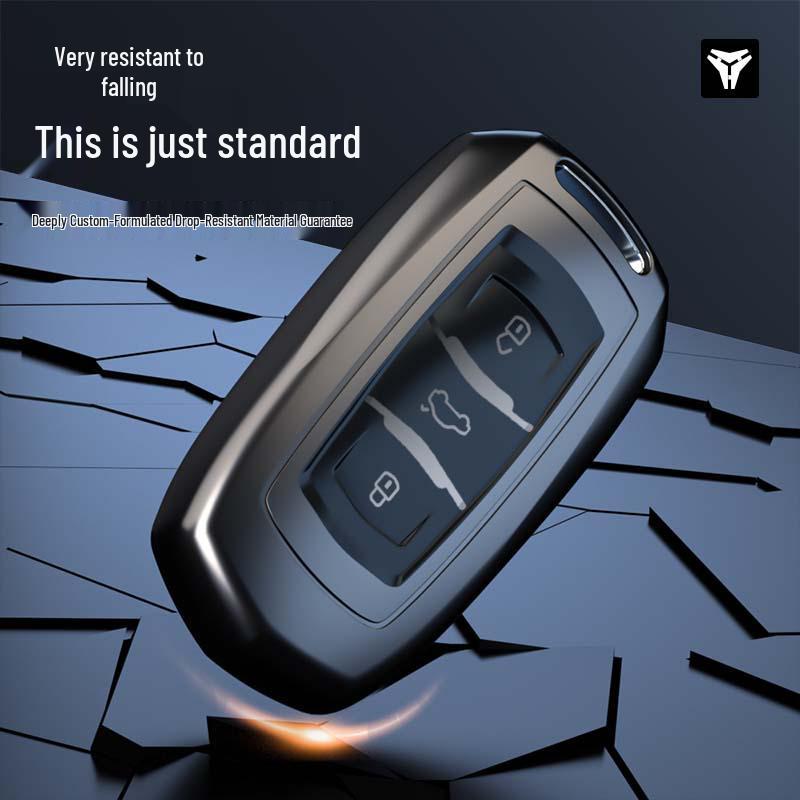 Compatible Car Key Case for Geely Models: Xingyue L, Xingrui, GS, Emgrand GL, Boyue, Panda, Bin Yue, Bin Rui, and Hao Yue