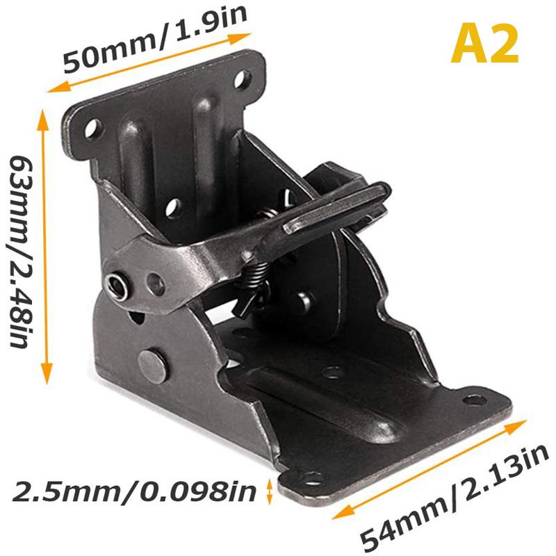 90 Degree Self-Locking Folding Hinge Furniture Hardware Folding Accessories