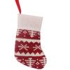 Christmas Decorations Wool Socks Red And Gray Elk Gift Bag Children's Gift Bag Knitted Christmas Socks