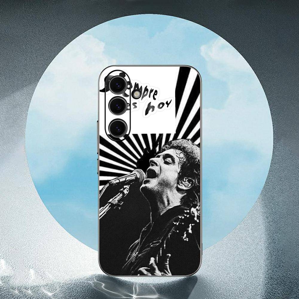 G-Gustavo-C O-Cerati For Samsung Galaxy S25 S24 S23 Ultra S22 S21 Plus S20 Black Soft Silicone Protective Case