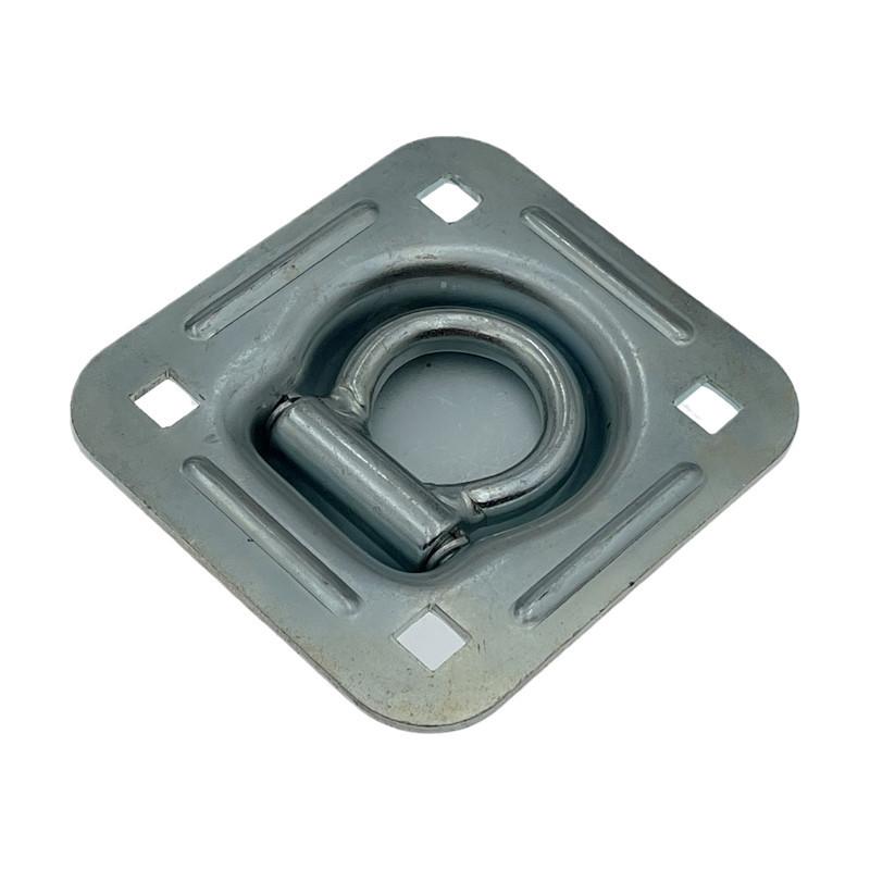 Lashing Point 5000LBS Galvanised Trailer Tie Down Anchors Floor Hook Floor Flush Mount D Rings for Truck Bed Rv Boat Cargo