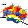 Maschera Mardi Gras in Plastica Dura Resistente per Uomo Donna, Colorata Arcobaleno Mascherata Carnevale Veneziano Festa di Ballo, Carnevale, Cosplay di Halloween