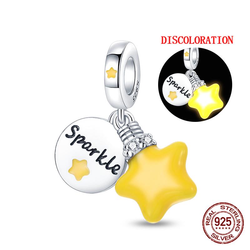 Luminous Copperstars And Moon Charms Fitoriginal Bracelets Diy Jewelry Making For Women Gift