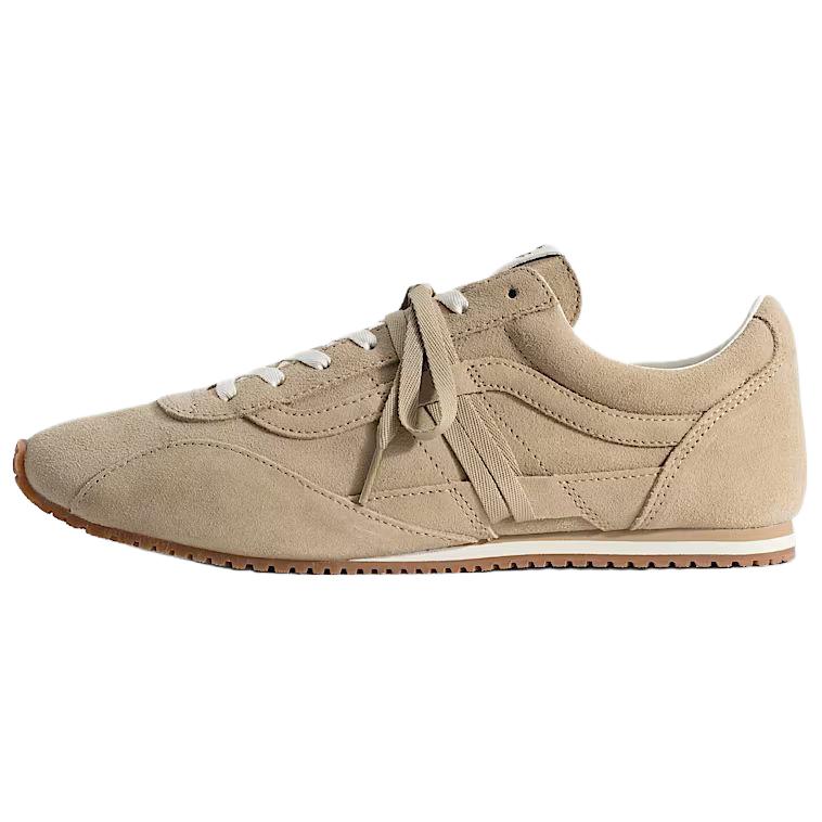 Vans Super Lowpro Premium Trainer Comfortable Fit Low Top Lifestyle Casual Shoes Unisex sneaker Light-Brown VN000Z064MG 40