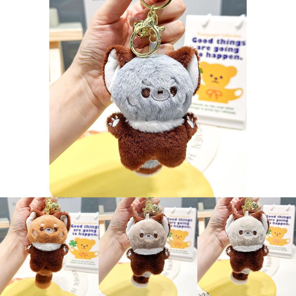 Delightfully Cute Jinnew Plush Panda Keychain Soft Toy Accessory For Keys