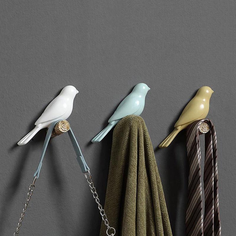 Minimalist Nordic 3D Resin Bird Wall Decoration – Home Ornament