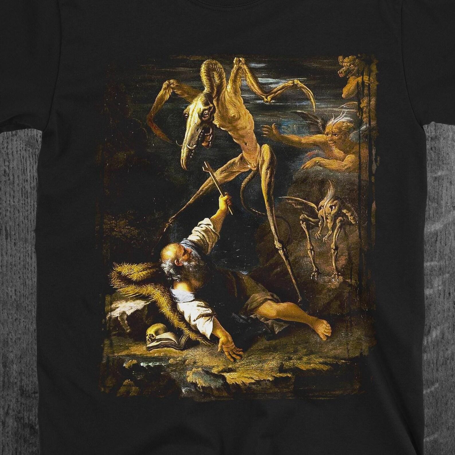 Temptation of Saint Anthony T-Shirt by Salvator Rosa | Baroque Masterpiece | Art History L