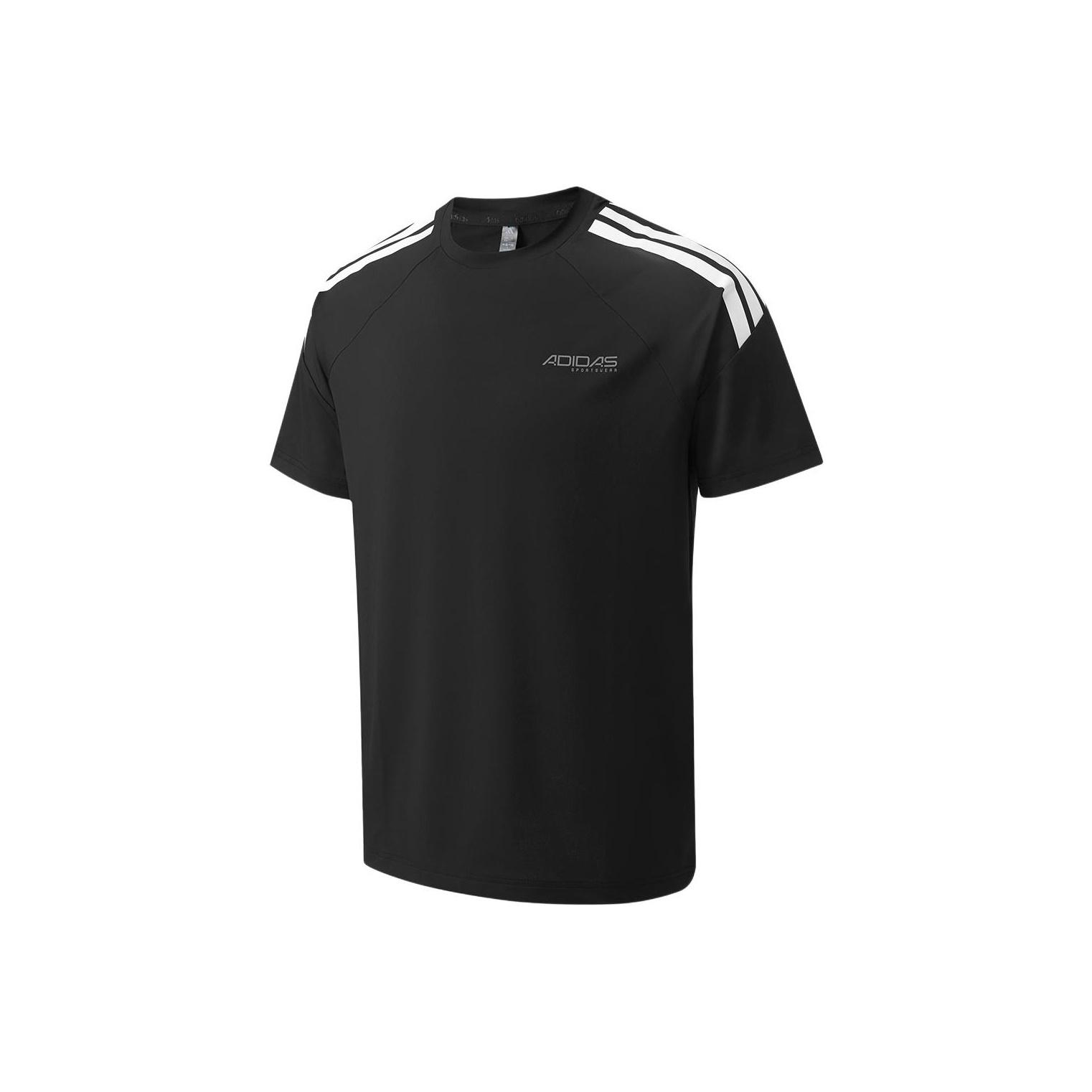 

Adidas Three Stripes Crew Neck Pullover Short Sleeve T-Shirt Men tops KQ5335 S
