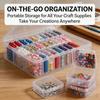 30Pcs Bead Organizer Box Small Plastic Storage Case for Jewelry Craft