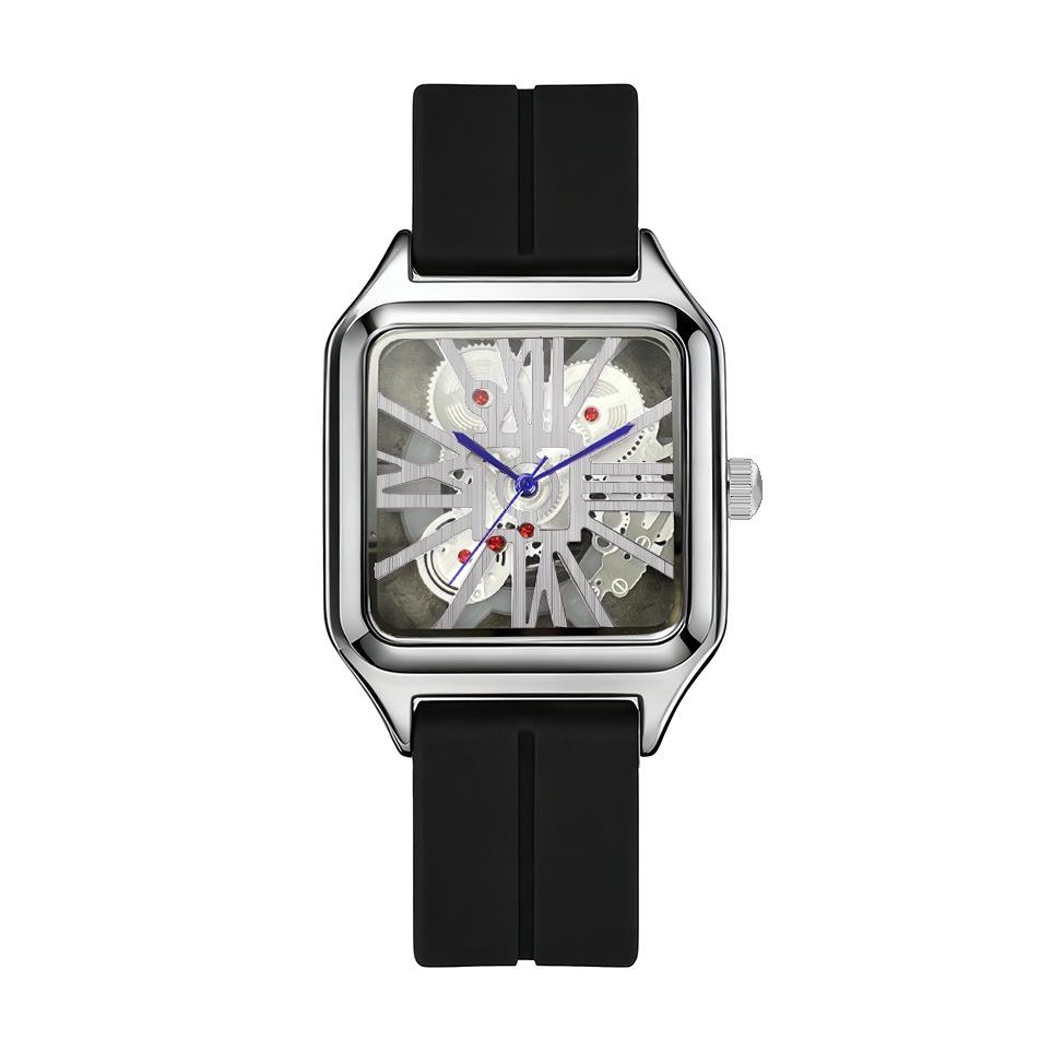 Roman Scale Square Waterproof Quartz Watch - Unisex Large Dial