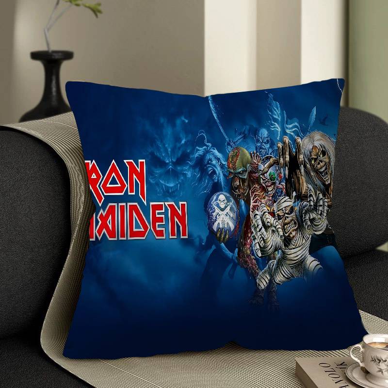 Band I-Iron Cool M-Maiden Pillow Cover Design Cushion Cover Decor Holiday Decorati