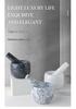 Small Marble Mortar and Pestle - Natural Stone Grinder for Garlic and Pepper Crushing