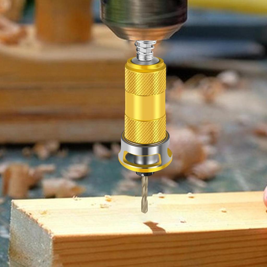 Countersink Drill Bit Set Metal 4-Flute Woodworking Tools 4 Pieces Countersink Drill Bit Set for Wood for Cabinet Furniture Home