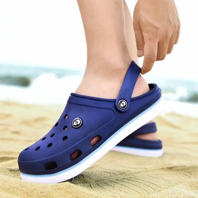 Mode 2024 Nouvelles Sandales de Mode Homme 2 Pantoufles Semelle Souple Sandales de Plage Homme Sandales Confortables Respirantes à Enrouler Autour de la Cheville EVA