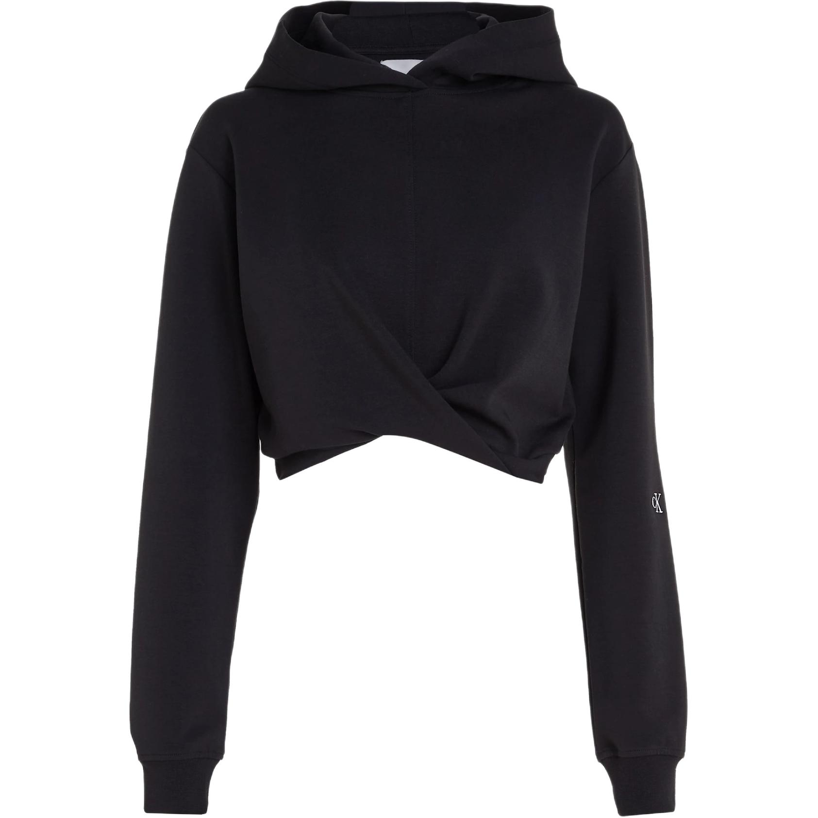 

Calvin Klein Jeans Letter Logo Minimalist Casual Long Sleeve Sweatshirt Women sweatshirt Black J20J222551-BEH L