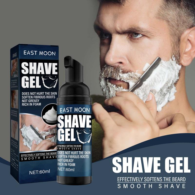 

50ml Aloe Shaving Mousse for Men Keep Refresh Comfortable Softening Beard Not Irritaing Deep Cleaning Shave Skin Care Cream one size
