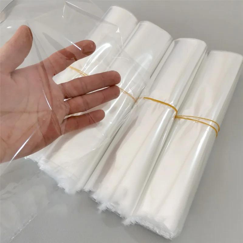 Multi Size POF Transparent Bag Shrink Film Hot Air Gun Sealing Crafts, Book Packaging Heat Shrink Shoe Pouch, Gift Cosmetic Thin Packaging Sack