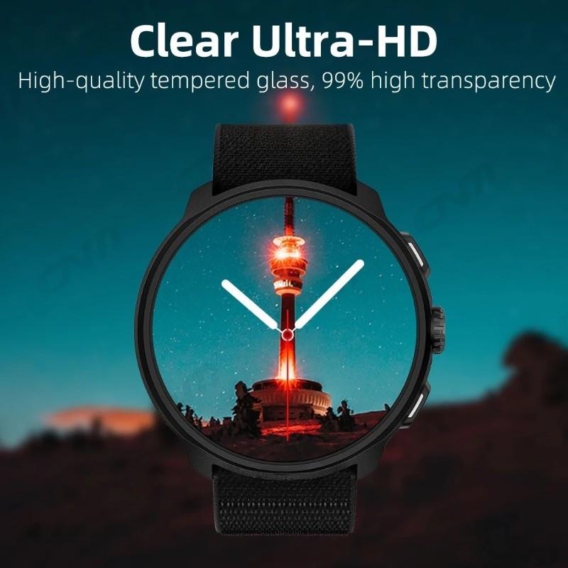 9H Tempered Glass Film for SUUNTO Run, Premium Screen Protector Durable HD Clear Anti-scratch Protection Film for SUUNTO Vertical