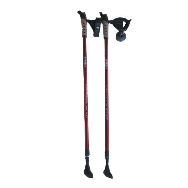 SPARTAN Nordic Walking Trekking Poles - Red