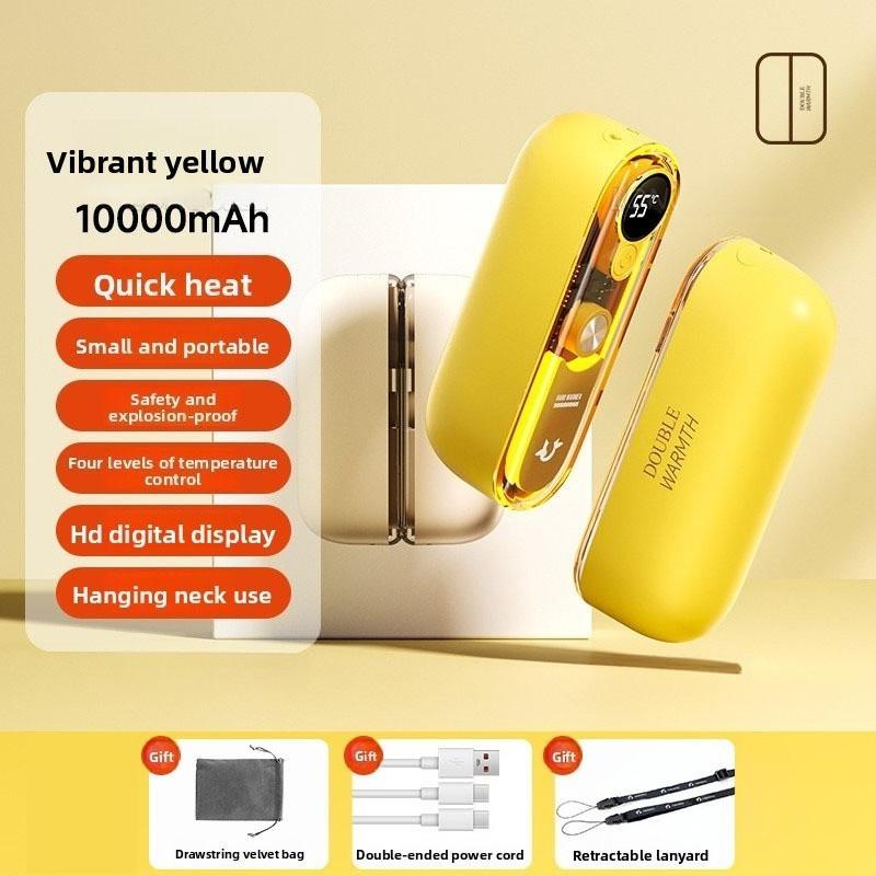 10000mAh Detachable Hand Warmer USB Charging Portable Warm Hands Treasure Creative Colorful Light Hand Warmer