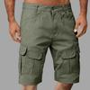 Herren Cargoshorts Mehrere Taschen Arbeitsshorts Entspannte Passform Utility Shorts mit Knopfverschluss und Gürtelschlaufen für den Außenbereich