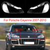 For Porsche Cayenne 2007 2008 2009 2010 Auto Front Headlight Cover Lamp Transparent Glass Lens Lampcover Car Accessories