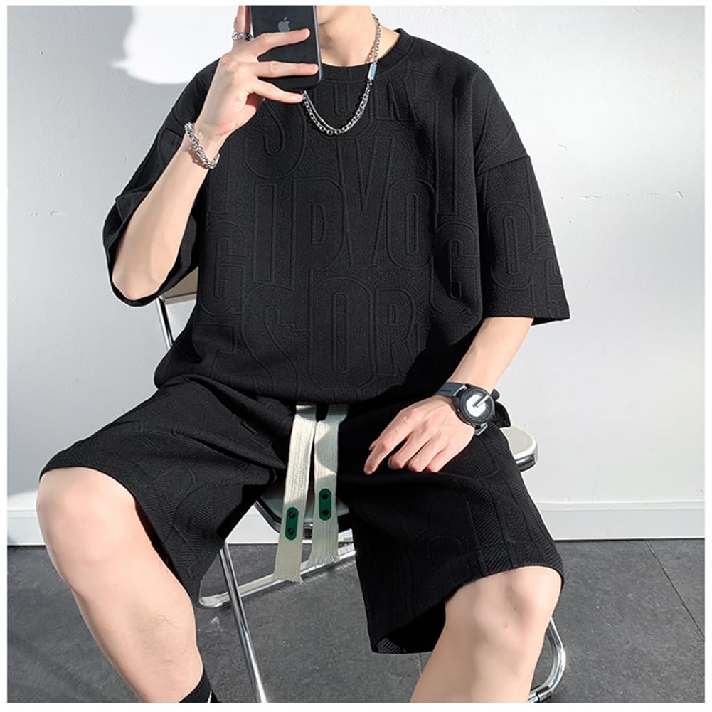 KOSIKINI Summer Clothing Plus Summer Tracksuit Sweatsuit Tracksuit Sportswear Summer Tracksuit High School Student Summer Sportswear Sweatsuit Brand