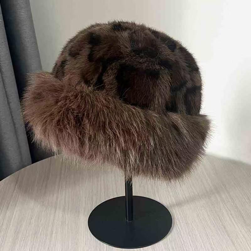 Women's 2025 Retro Leopard Print Mongolian Hat - Winter Thick, Warm Ear Protection, Fashionable Versatile Plush Hat