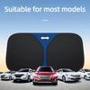 Foldable Car Windshield Sun Shade Reflective UV Protector Collapsible Front Window Sunshade Heat Insulation Shield for SUV Sedan