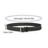 Wide Side PU Leather Star Hole Women Waist Belts Y2K Style Belts Korean Waistbands Men Waist Belts
