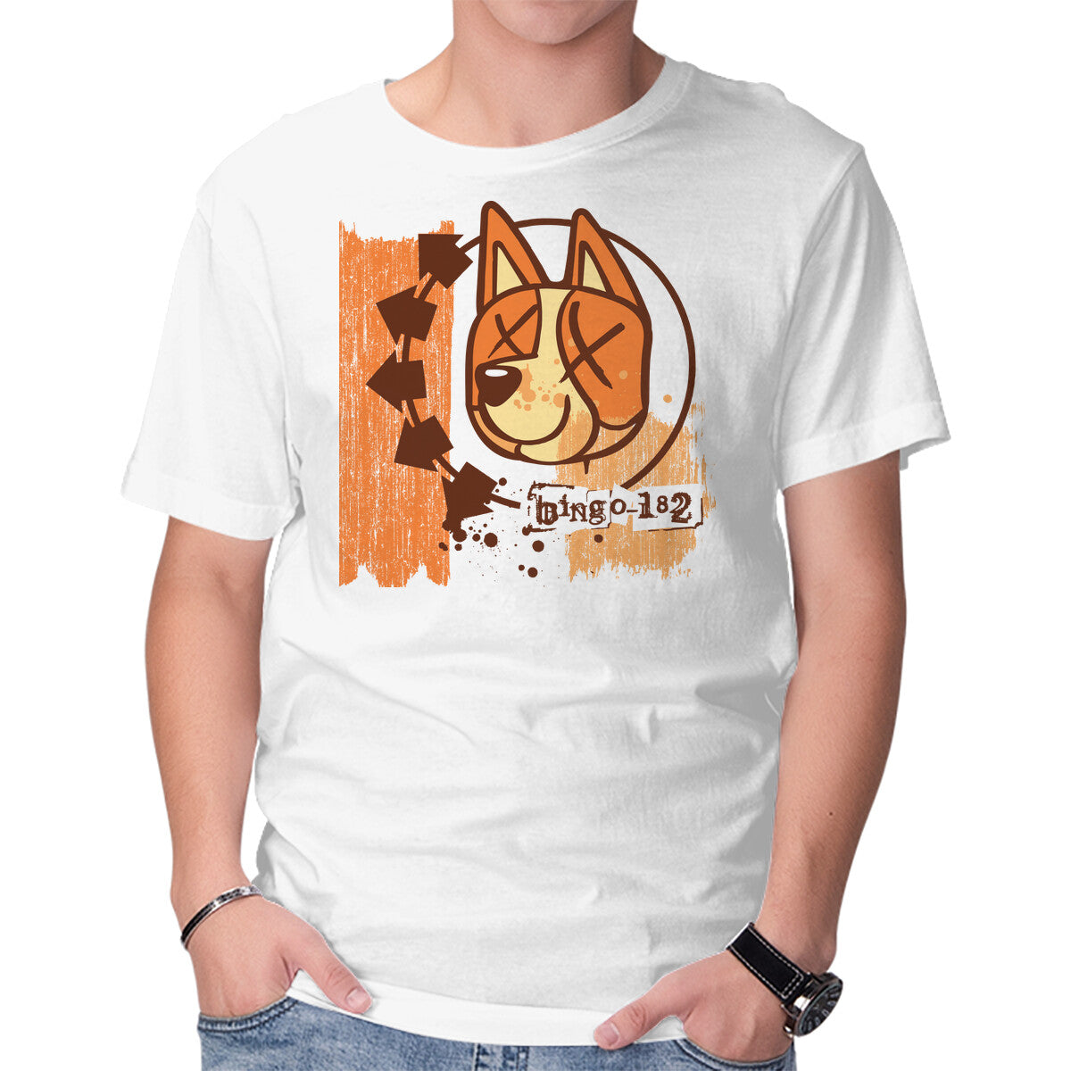 Unisex Crew Neck T-Shirt Bingo 182 Graphic Short Sleeve Casual Tee XXXL