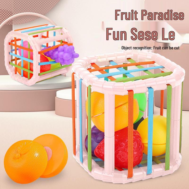 

Rainbow Sesele Educational Polyhedron Toy for Newborns - Enhances Fine Motor Skills