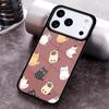Cartoon Animal Dog Cat Pig Phone Case For iPhone 17 16 15 14 13 12 11 Pro Max Plus 17Air Soft Silicone Cover