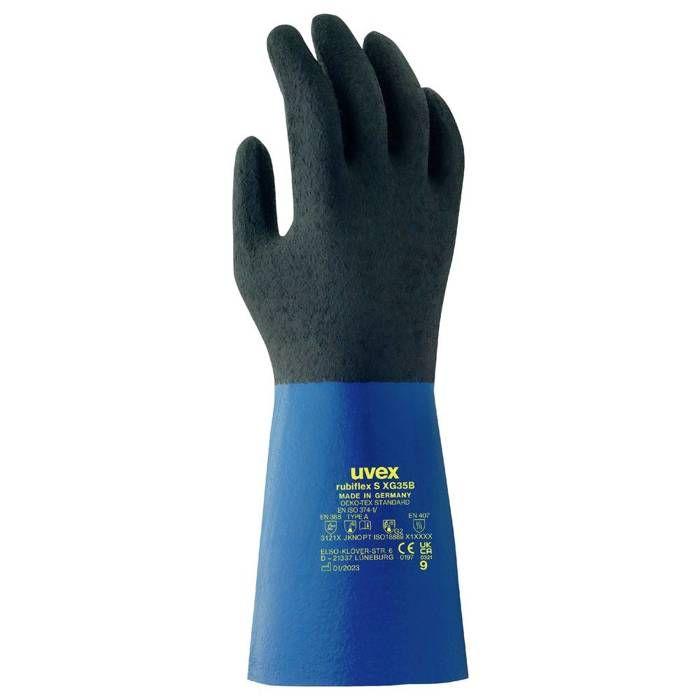 Uvex 6055710 rubiflex S XG35B Gants pour produits chimiques Taille: 10 1 paire(s)