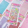 Acrylic Rhinestone Stickers: 456mm, Full Color Range, Ample Stock, Perfect for DIY.