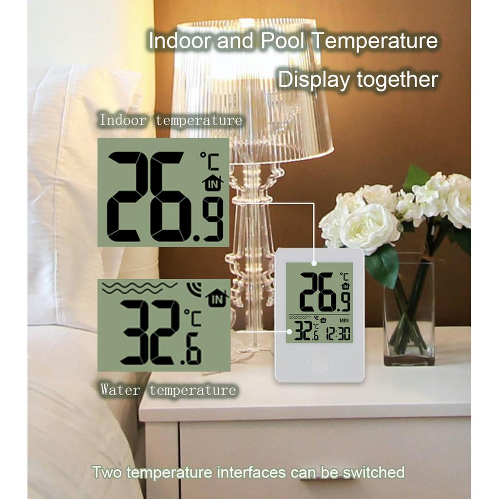 Digital Swimming Pool Thermometer Floating Digital Outdoor Floating Thermometer Used For Swimming Pool Aquarium And Sinks