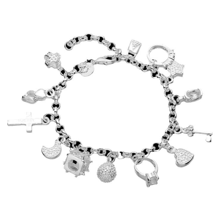 Yimai European & American Fashion Multi-Element Bracelet Set