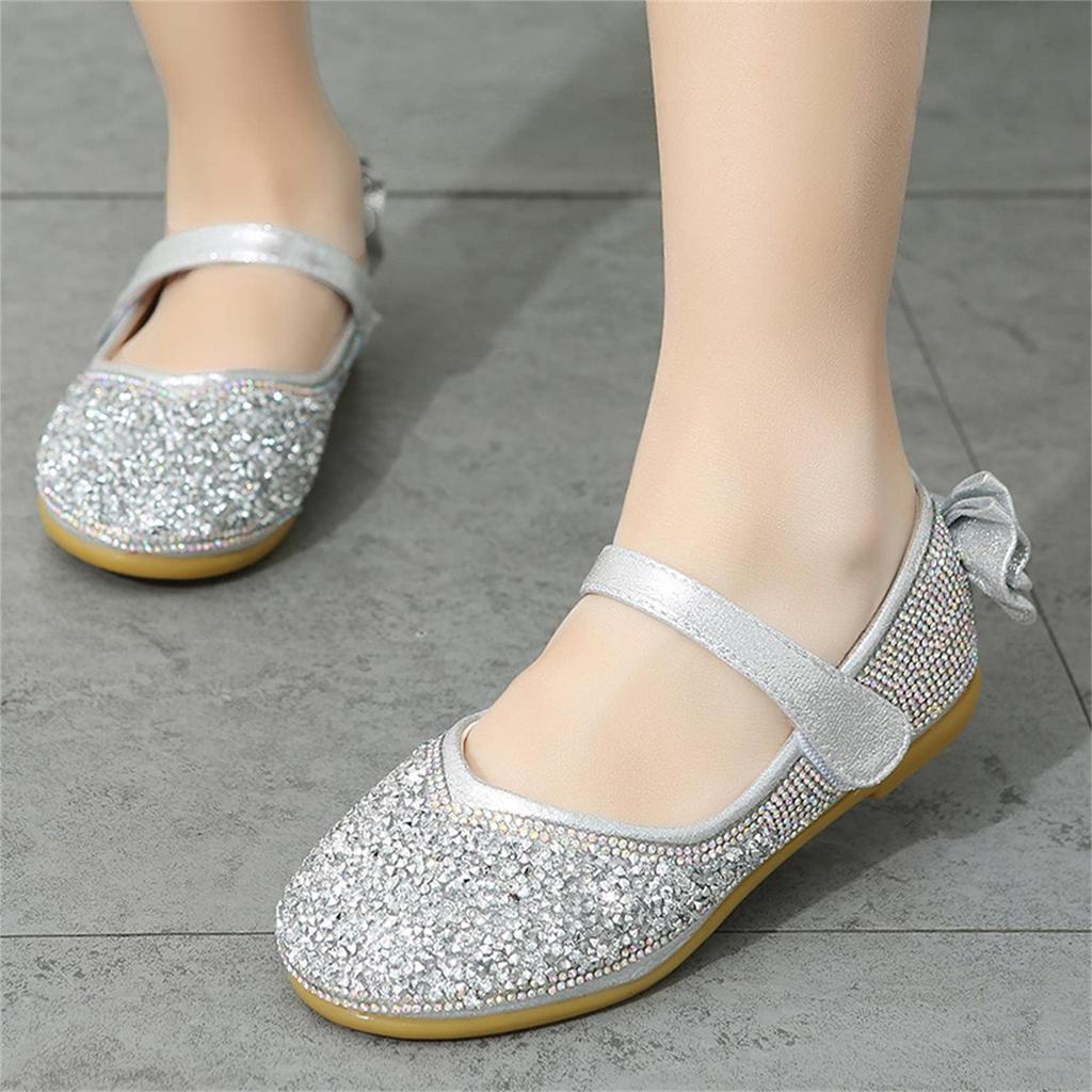 Scarpe Formali per Abito Presenza Nastro Scintillante Compleanno 19cm [WUIWUIYU] Bambini, Ragazze, Scarpe, Bambini, Scarpe, Decorazione, Leggere, Traspiranti,