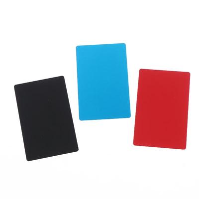 50 Pcs Laser Engraving Blanks Aluminum Sheet Laser Engraving Business Card Multipurpose Diy Gift Cards