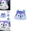 Purple Mang Stuffed Animal Pillow For Kids Cartoon Character Plush Toy