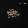 Jump Rings Silver Split Rings Connectors For Diy Jewelry Finding Making Accessories