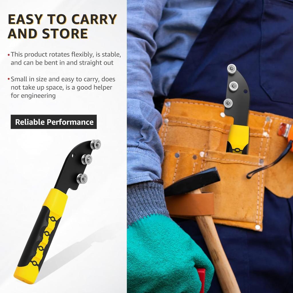 Portable Stainless Steel Manual Wire Straightener Tool for Electricians Professional Wire Straightening and Alignment Kit