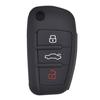 Silicone Car Key Case For  A1 S1 A3 S3 A4 A6 RS6 TT Q3 Q7 Cover Remote Fob Shell Jacket Sleeve