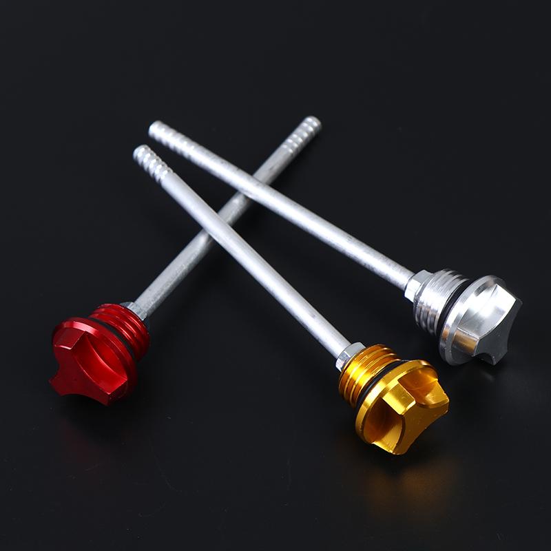 Motorcycle Engine Oil Dipstick Cap Plug Oil Level Dipstick Cnc Aluminum Engine Level Indicator Motorcycle Accessories