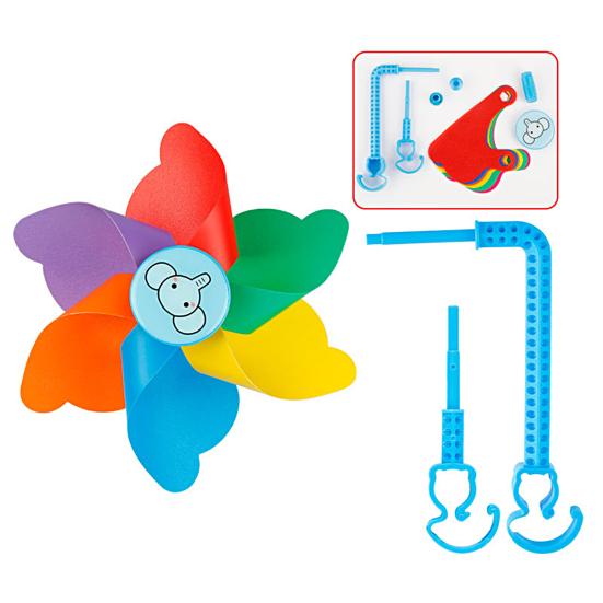 Cykel Vindsnurra Tecknad Färgstark Tofs Universell Flexibel Fläktblad Dekorativ Lång/Kort Stång Utomhus Barn Cykel Vindsnurra Cykelstyre