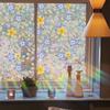 A Variety Of Colorful Flowers, Colorful Sunlight Electrostatic Stickers, Double-Sided Visual Window Glass Decorative Wall Stickers