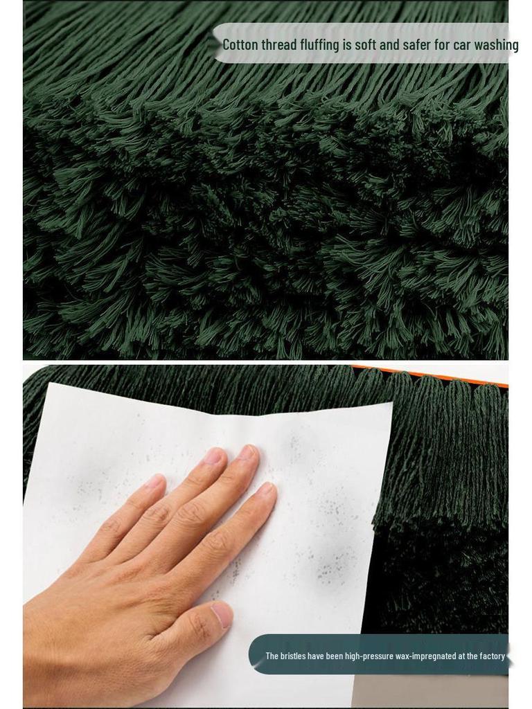 Car Cleaning Duster & Snow Removal Brush with Wax Mop